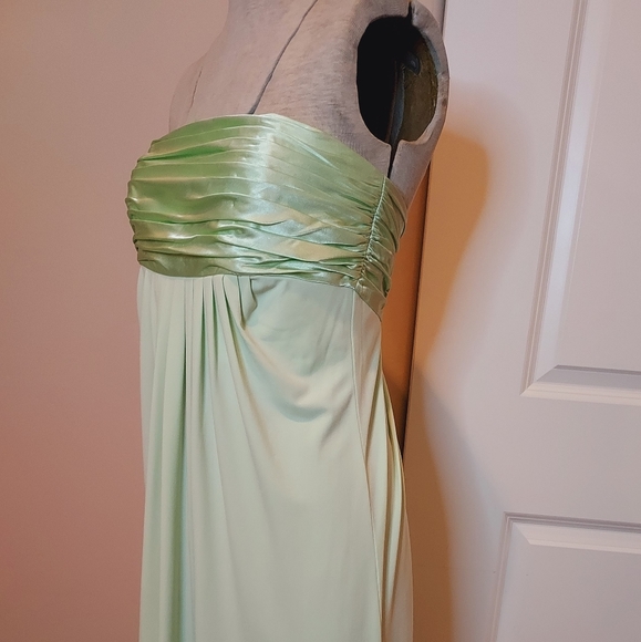 Sea Foam Green Strapless Formal Gown *price drop* - Picture 3 of 9
